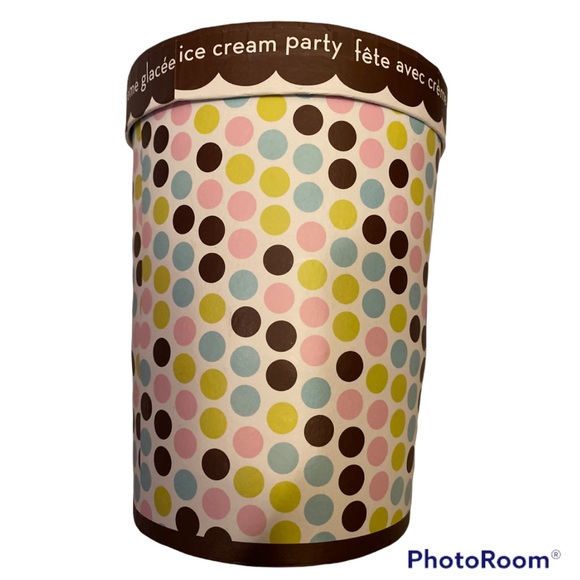 NIB Pier 1 imports STONEWARE SET OF 4 ICE CREAM PARTY BOWLS DESSERT DINNERWARE - Picture 8 of 13